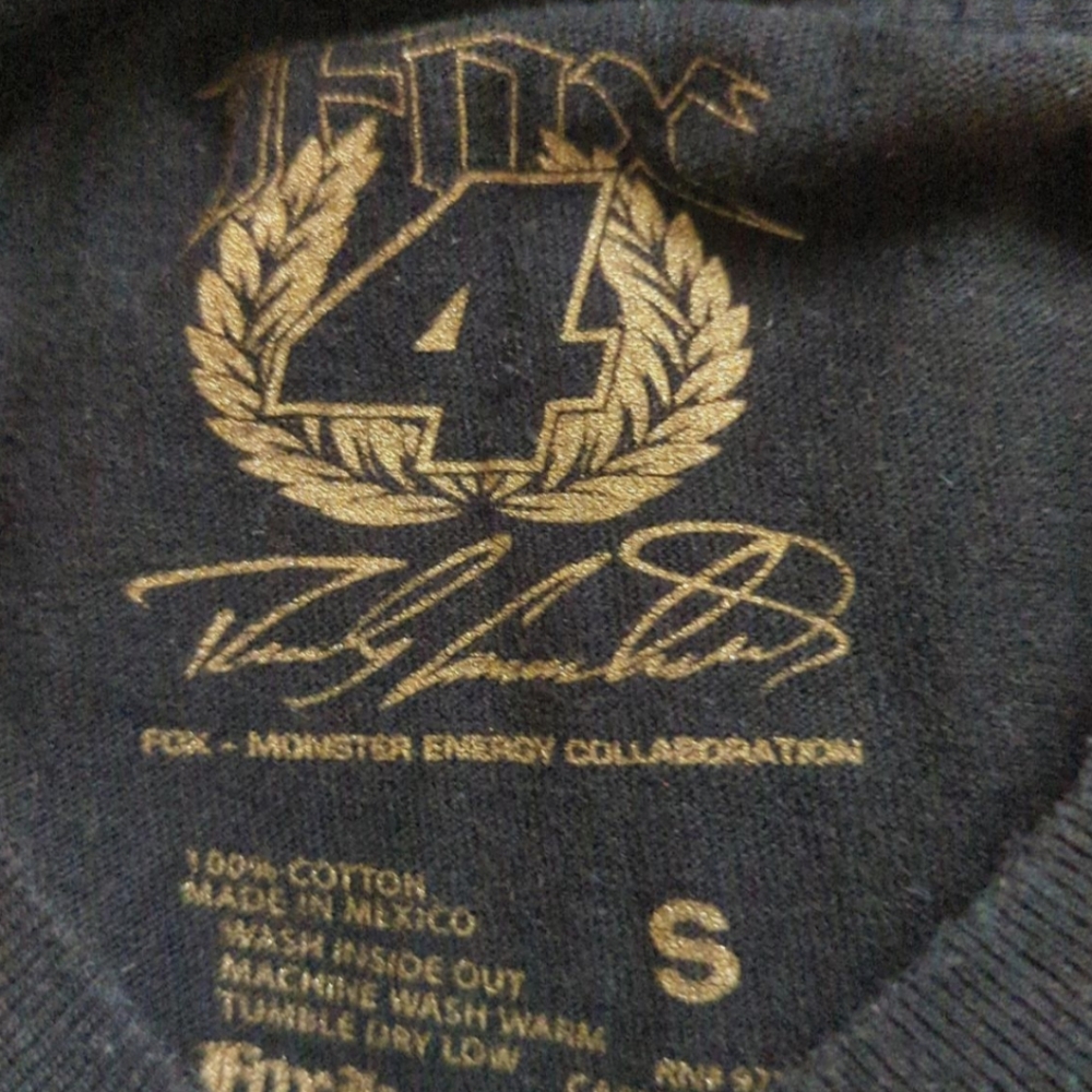 Sold RARE Ricky Carmichael Fox Monster size Small perfect condition - Picture 3 of 5